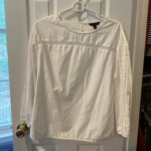 Barely worn white blouse